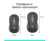 LOGITECH Signature M650 L Wireless Mouse Leworeczna Grafitowa - 713366 - zdjęcie 13